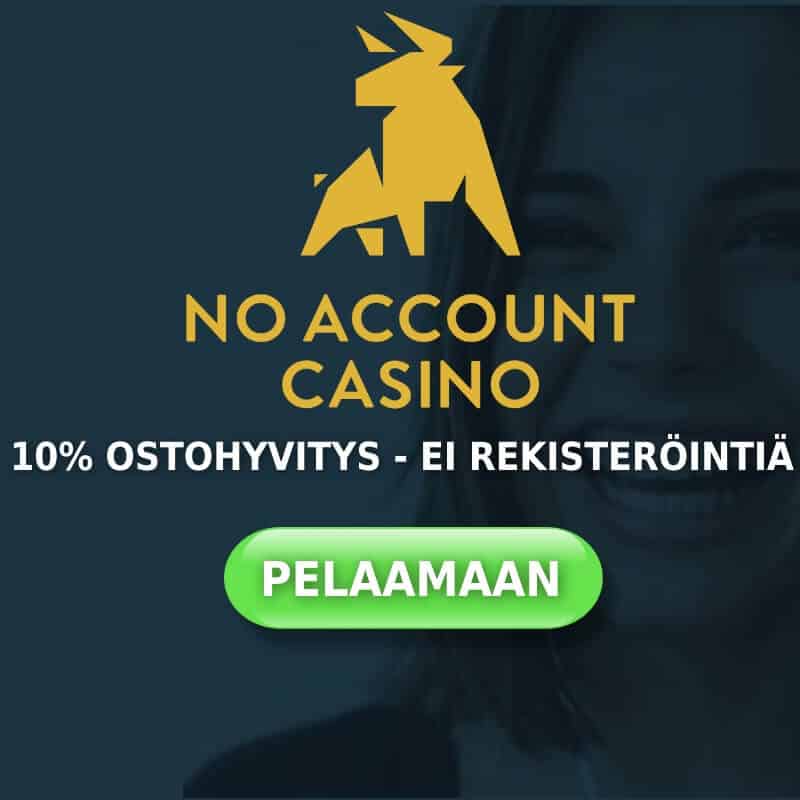 No Account Casinon 10% cashback